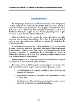 Intégration du réseau MT au système de téléconduite