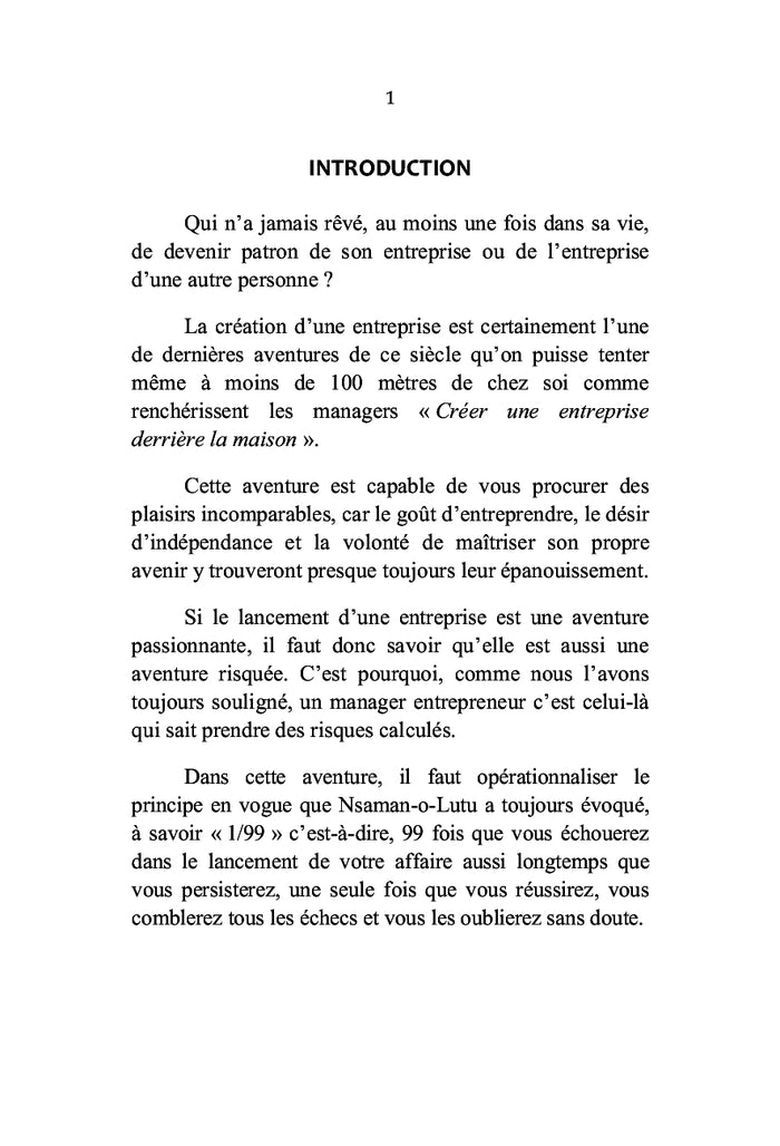 De l'esprit d'entreprise à l'entrepreneuriat