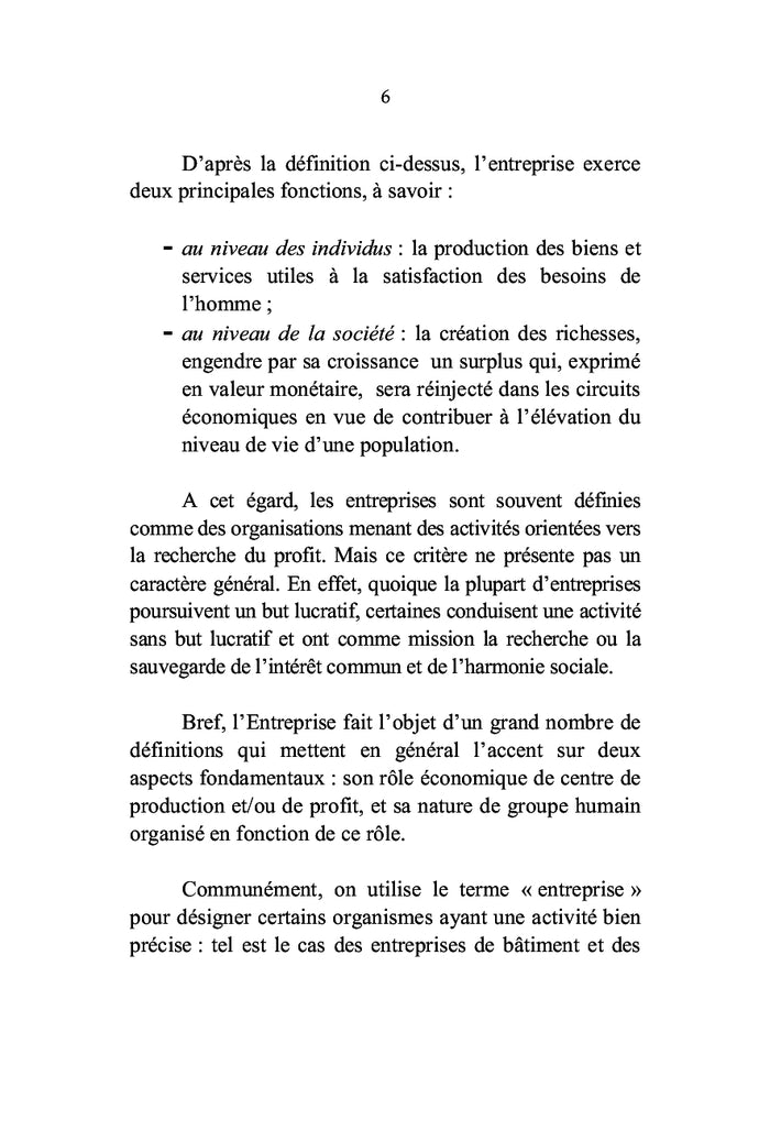 De l'esprit d'entreprise à l'entrepreneuriat