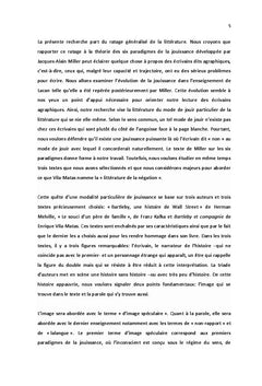 Litterature agraphique: quel type de jouissance?
