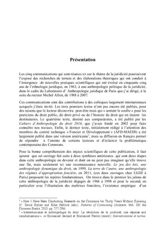 Une juridicité plurielle pour le XXI° siècle