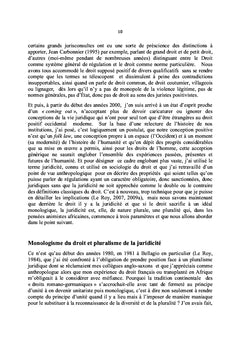 Une juridicité plurielle pour le XXI° siècle