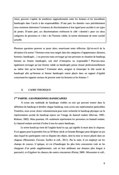 Perception des personnes handicapées physiques