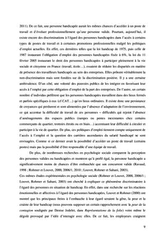 Perception des personnes handicapées physiques