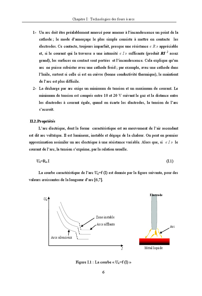 Les fours à arc électrique