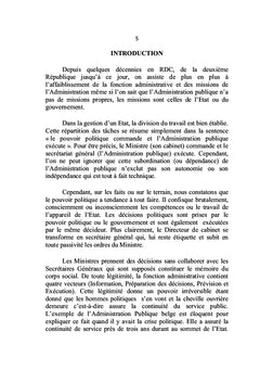 Politisation de l'administration publique congolaise