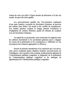 Politisation de l'administration publique congolaise