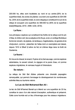 LES MICROALGUES DU LAC DE SIDI MOHAMED BENALI