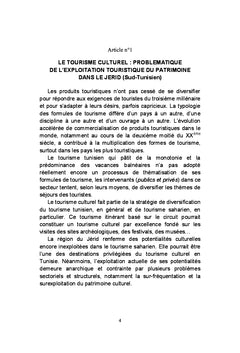 Quelques alternatives pour le tourisme tunisien en crise