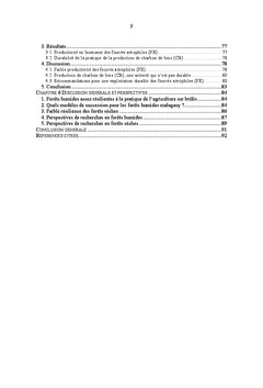 Resilience des forets malagasy aux pratiques humaines