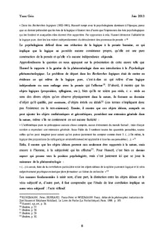 La construction du psychisme chez Freud et Husserl