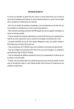 Proposition des stratégies de gestion des déchets générés