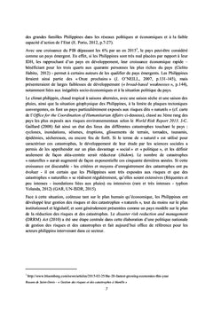 Gestion locale des risques d'inondations à Manille