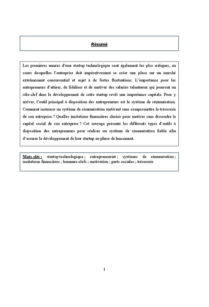 Etablir un système de rémunération performant