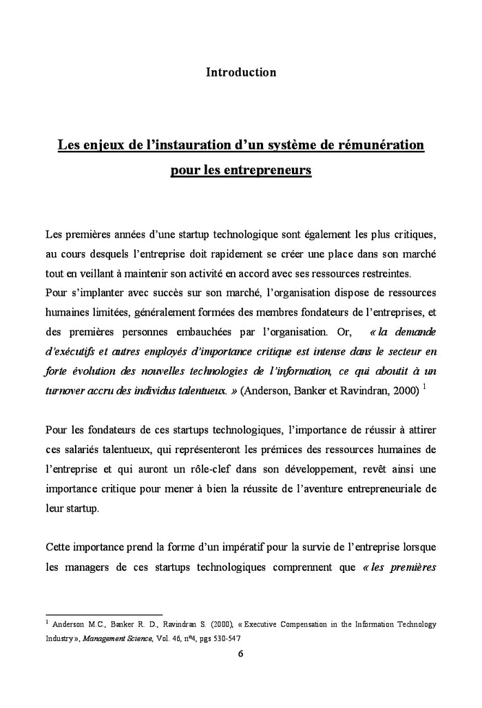 Etablir un système de rémunération performant