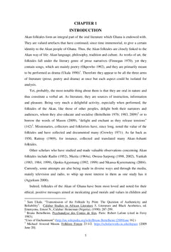 Deep and Surface Structures of Akan Folktales