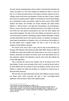 Deep and Surface Structures of Akan Folktales