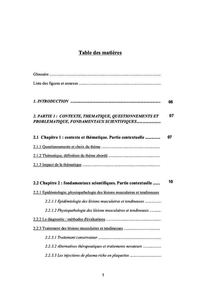 Intérêt des injections de plasma riche en plaquettes chez le sportif