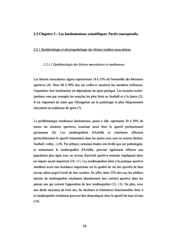 Intérêt des injections de plasma riche en plaquettes chez le sportif