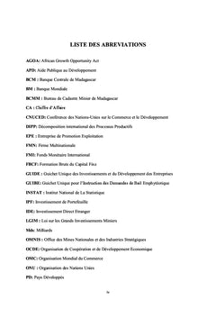 Impacts des IDE sur la croissance économique dans les PED