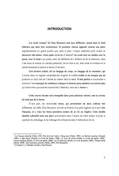 Nina Bouraoui : ecriture de soi, ecriture du monde