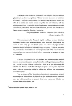 Nina Bouraoui : ecriture de soi, ecriture du monde