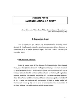 Nina Bouraoui : ecriture de soi, ecriture du monde