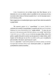 Nina Bouraoui : ecriture de soi, ecriture du monde