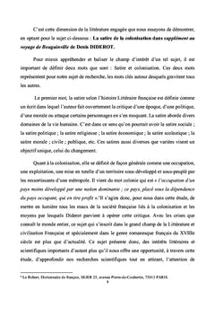 La satire de la colonisation