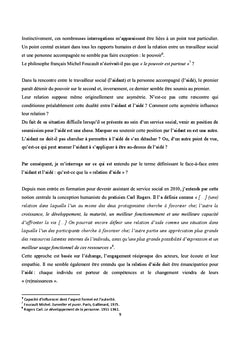 La relation d'aide en Travail Social, une rencontre sous influence(s)