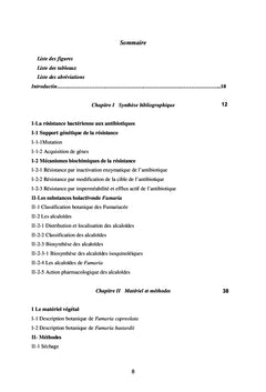 Effet des alcaloïdes de deux espèces de Fumaria sur des bactéries