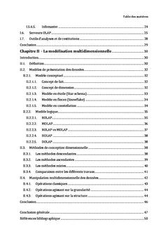 systemes decisionnels et modelistation multidimensionnelle