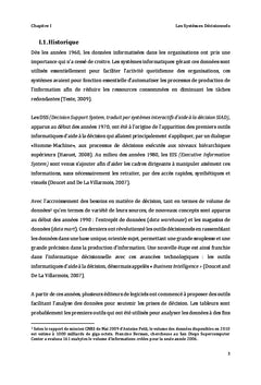 systemes decisionnels et modelistation multidimensionnelle