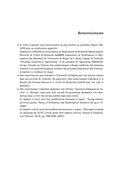 Analyse des systèmes d'attente avec rappels et arrivées négatives