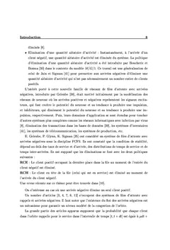 Analyse des systèmes d'attente avec rappels et arrivées négatives