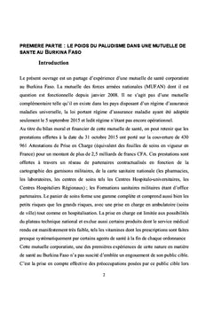 Quelques contraintes d'une mutuelle de sante au Burkina Faso