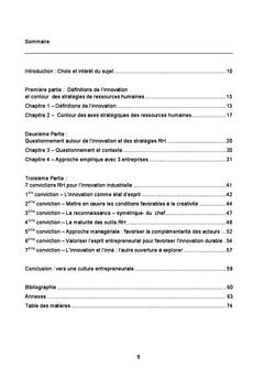 Quels leviers de ressources humaines pour favoriser l'innovation