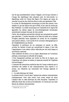 Etudes des rapports inter-arabes: le Maroc et l'Orient arabe