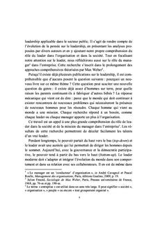 Le rôle du leader dans l'organisation