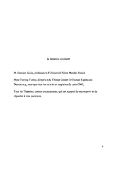 Violations des Droits de l'Homme au Tibet