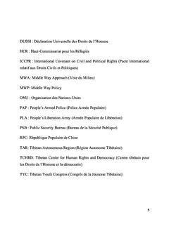 Violations des Droits de l'Homme au Tibet