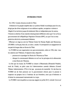 Violations des Droits de l'Homme au Tibet