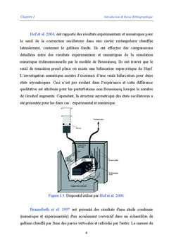 Instabilite hydrodynamique/thermique en presence d'un champ magnetique