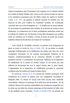 Instabilite hydrodynamique/thermique en presence d'un champ magnetique