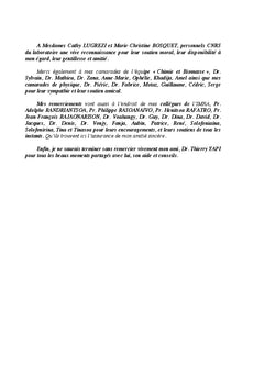 Production et analyse d'huiles essentielles de Madagascar par RMN 13C