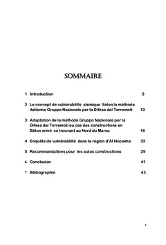 Vulnérabilité sismique des constructions au nord du Maroc