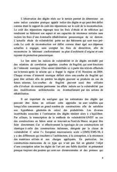Vulnérabilité sismique des constructions au nord du Maroc