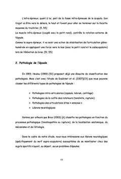 Analyses des epaules de volleyeurs versus non-lanceurs