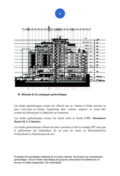 Évaluation de la profondeur minimale de la couche résistante du sol