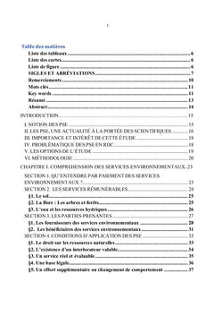 Application des paiements des services environnementaux en RD Congo